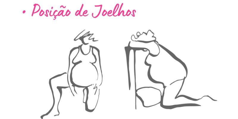 Posicao de Joelhos para Parto Normal - Quero ter um Parto Normal Seguro - O que devo fazer?